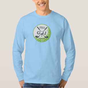 Camiseta Design de Monograma Minimalista Elegante