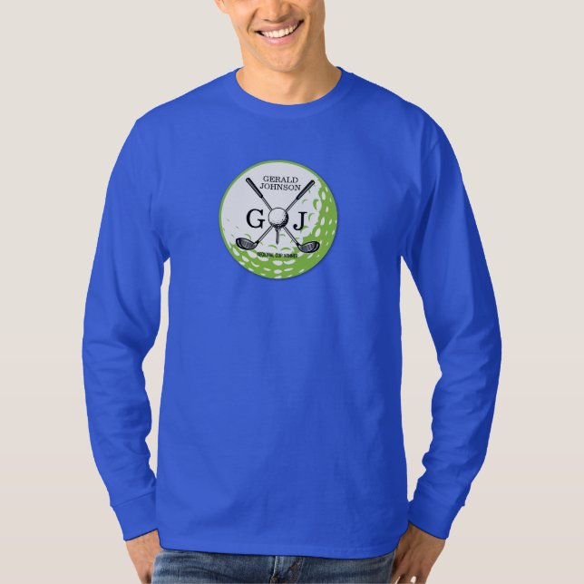 Camiseta Design de Monograma Minimalista Elegante (Frente)