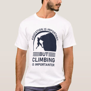 Camiseta Design de montanha para escalada de rocha
