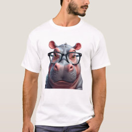Camiseta Design De Moo-Deng Cute Para Pygmy Hippo