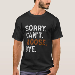 Camiseta Design De Moose Engraçado Retro Para Homens Moos