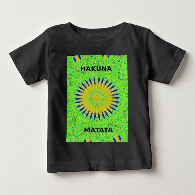 Camiseta Design de Motif Africano em Impressão de Arte Verd (Frente)