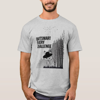 Camiseta Design de Motivação da Fox Clever