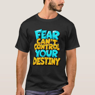 Camiseta Design de Motivação de Destino Sem Corante