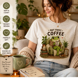 Camiseta Design de Motivação de Estudo de Sapo Fofo | Foco