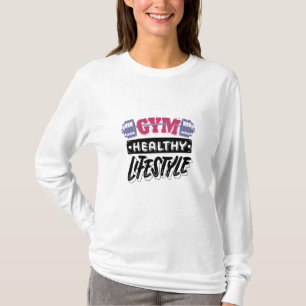 Camiseta design de motivação para estilo de vida saudável n