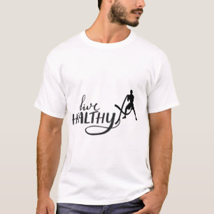 Camiseta design de motivação para os ginásios vivos