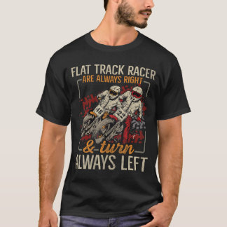 Camiseta Design de motocicleta de corrida para uma pista pl