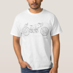 Camiseta design de motocicleta Vintage