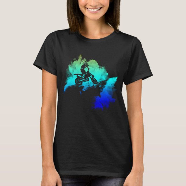 Camiseta Design de motocross e motocross (Frente)