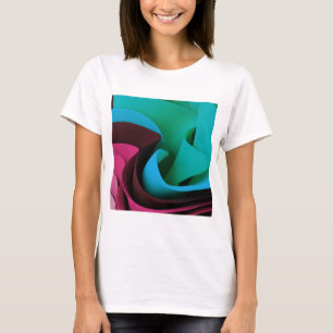 Camiseta Design de Movimento do Fluxo de Rave