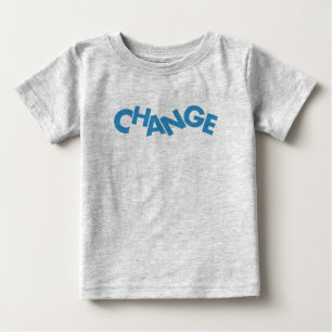 Camiseta Design de mudança gráfica moderna, criativa e di