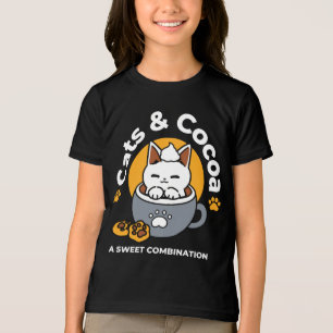 Camiseta Design de Mug Feriado com Cozy Cat e Cookies de Pa
