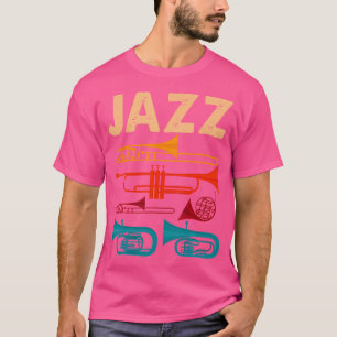 Camiseta Design de Música Jazz