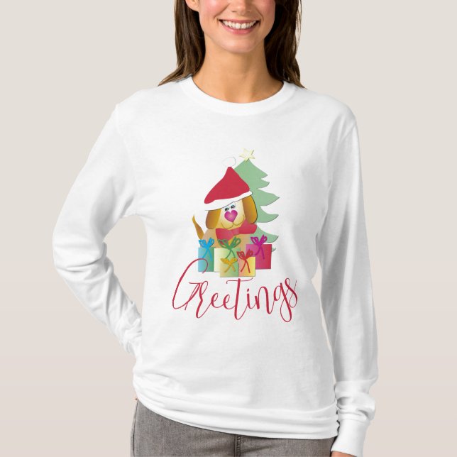 Camiseta Design de Natal (Frente)