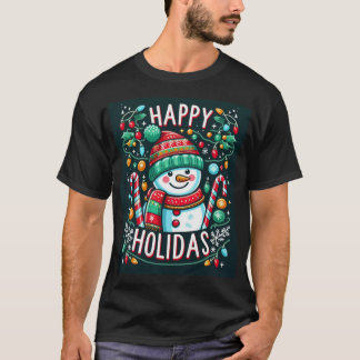 Camiseta Design de natal Black Dark Shirt