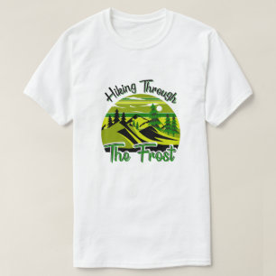 Camiseta Design de Natal com Retro Magnético de inverno