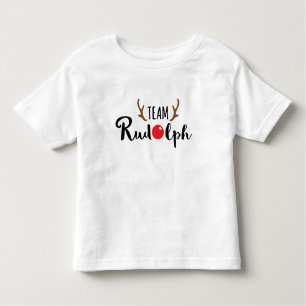 Camiseta Design de Natal da Família Rudolph