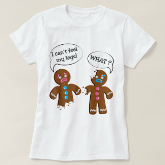 Camiseta Design de Natal de Biscoito de Gengibre Engraçado