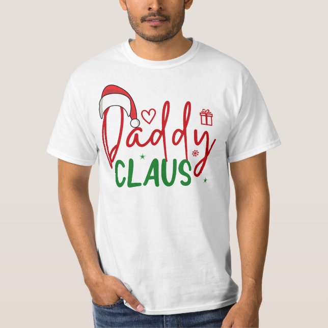 Camiseta Design de Natal do pai Claus-60094 (Frente)