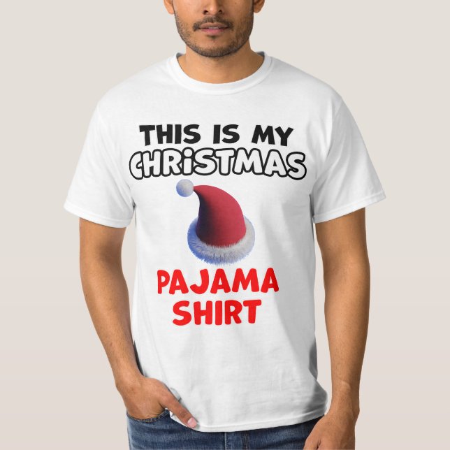 Camiseta Design de Natal do Pajama (Frente)