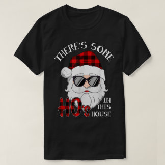 Camiseta Design de Natal do Papai Noel Xadrez Divertido