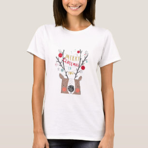 Camiseta Design de Natal e Inverno