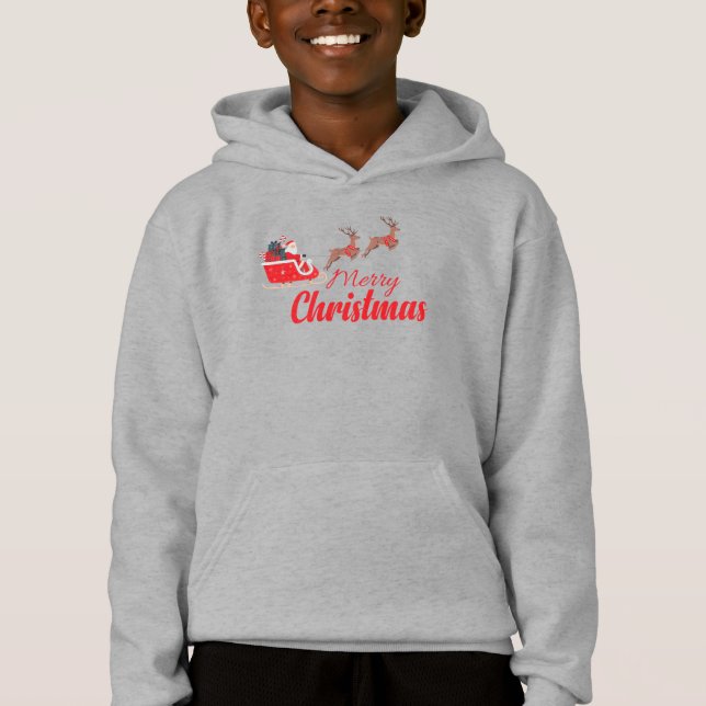 Camiseta Design de Natal e renas (Frente)