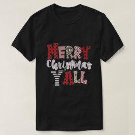 Camiseta design de Natal feliz Y'all