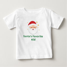 Camiseta Design de Natal fofo do filho favorito do Papai No