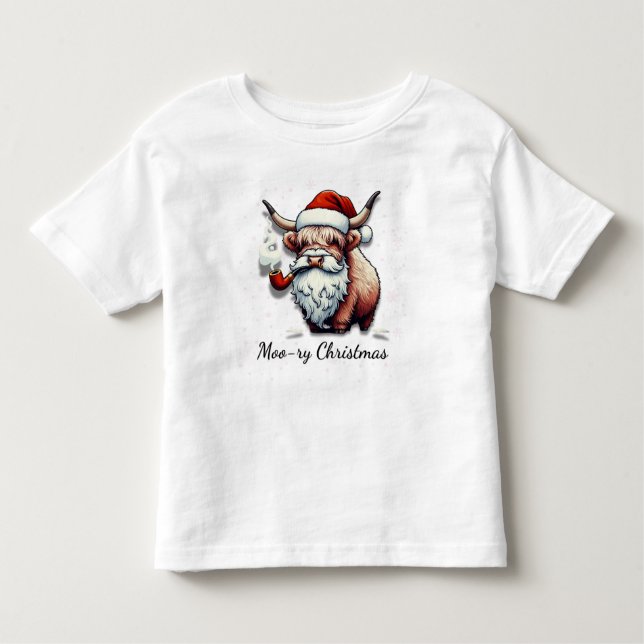 Camiseta Design de Natal Moo-ry (Frente)