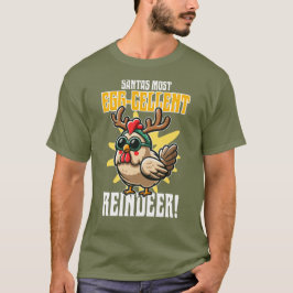 Camiseta Design de Natal para Reindeer, a maioria dos papai