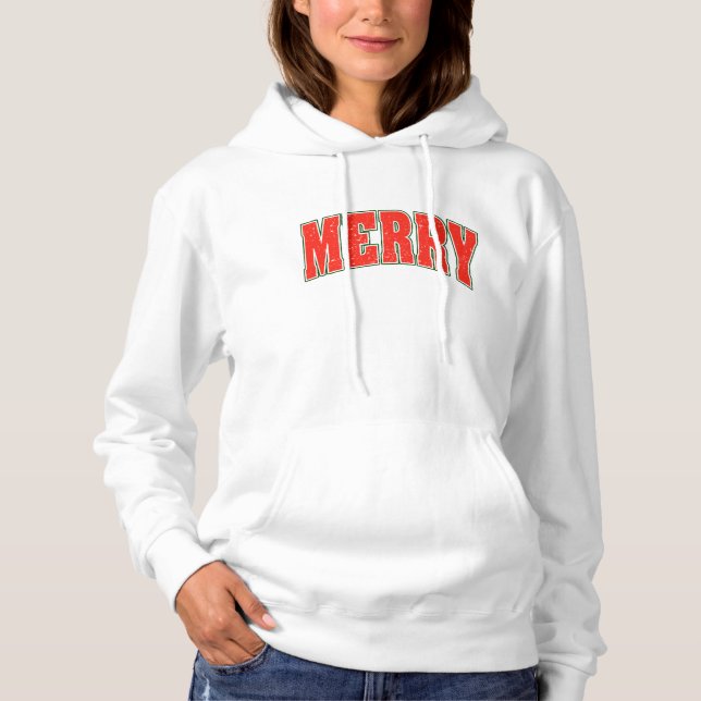 Camiseta Design de Natal Red Merry (Frente)
