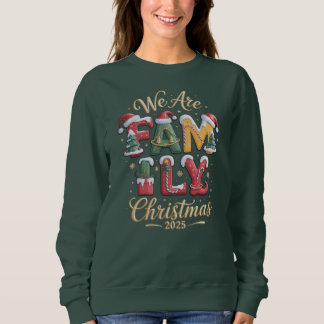 Camiseta Design de Natal "SOMOS FAMÍLIA"