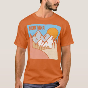 Camiseta Design de Nature Montana para orgulhosos Montanans