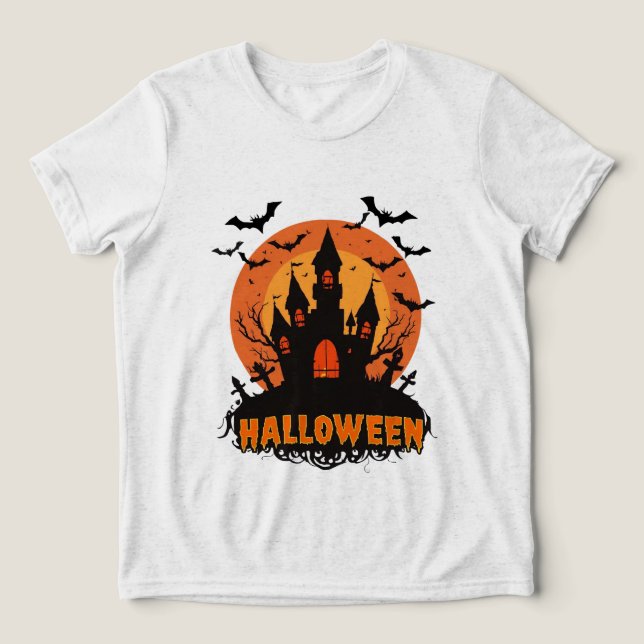 Camiseta Design de Noite de Halloween Spooky (Design frontal)
