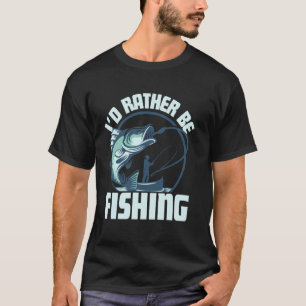 Camiseta Design de Novidade de Pesca Engraçado Para Homens 