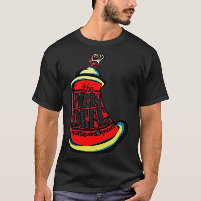 Camiseta Design de Novo Skateboard Aerosol (Frente)
