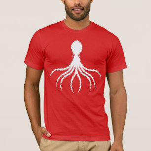 Camiseta Design de Octopus Distante - Bella+Canvas Jersey S