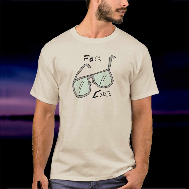 Camiseta Design de óculos para os olhos (Criador carregado)