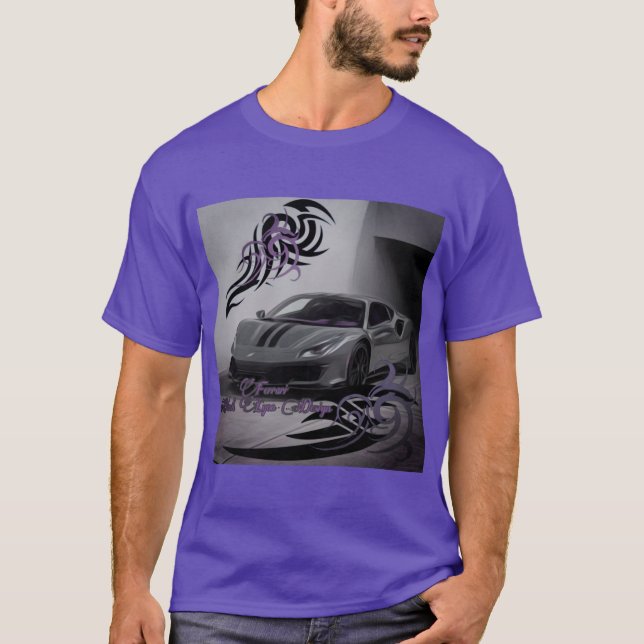 Camiseta Design de óleo de carro Ffgd blacklyon (Frente)