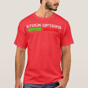 Camiseta Design de opções de ações