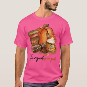 Camiseta Design De Outono Bonito Para Meninas