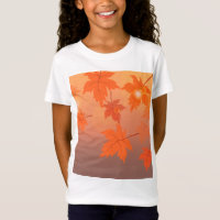 Design de outono com folhas de maple e efeito de c