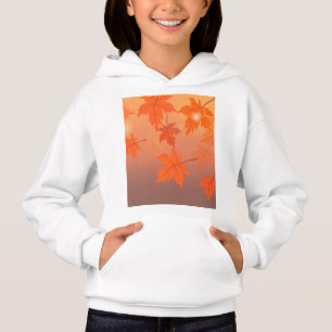 Camiseta Design de outono com folhas de maple e efeito de c