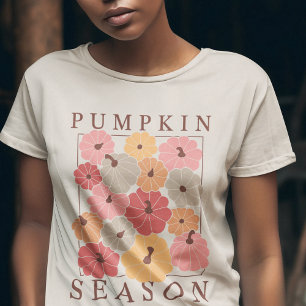 Camiseta Design de outono de Boho