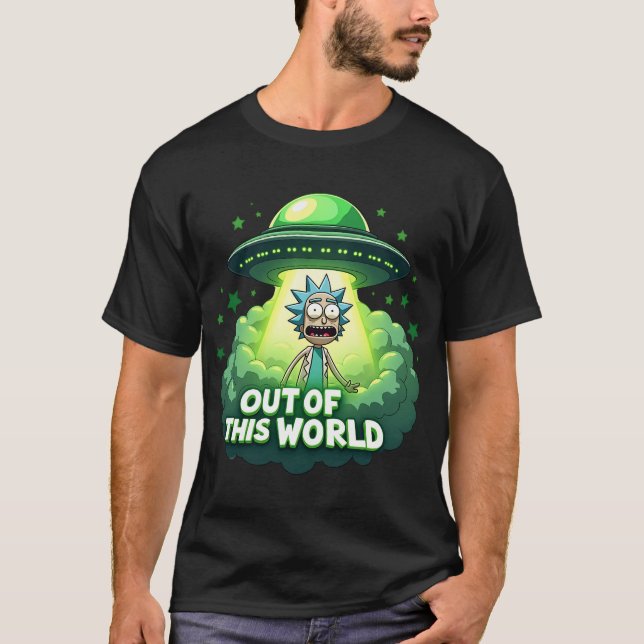 Camiseta Design de OVNI fora deste mundo (Frente)