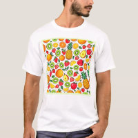 Design de padrão de Fruta colorido