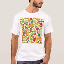 Design de padrão de Fruta colorido