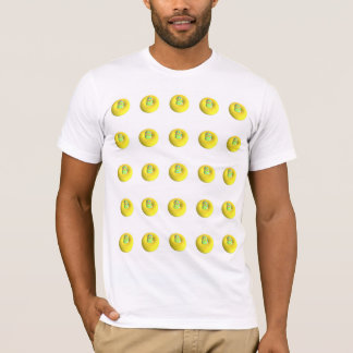 Camiseta Design de padrão de limão brilhante com palavras d